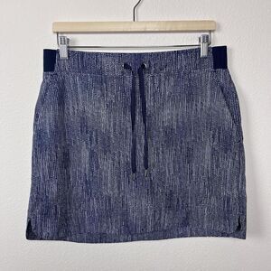 Athleta Skort Womens Twelve Mini Straight Activewear Golf Tennis Pickleball Blue